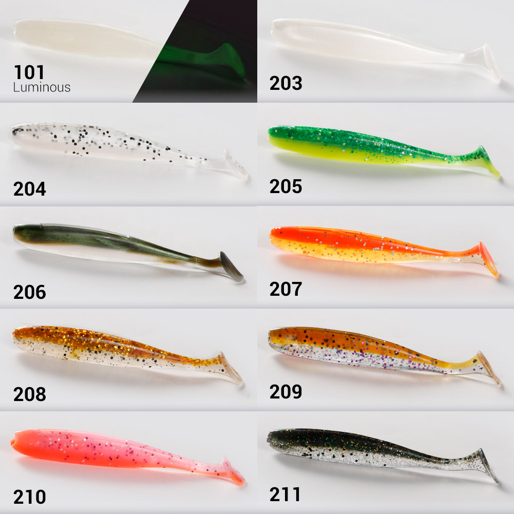 Noeby Easy Shiner Silicone Sha - огляд і ціна Fishing Lure Soft Plastic