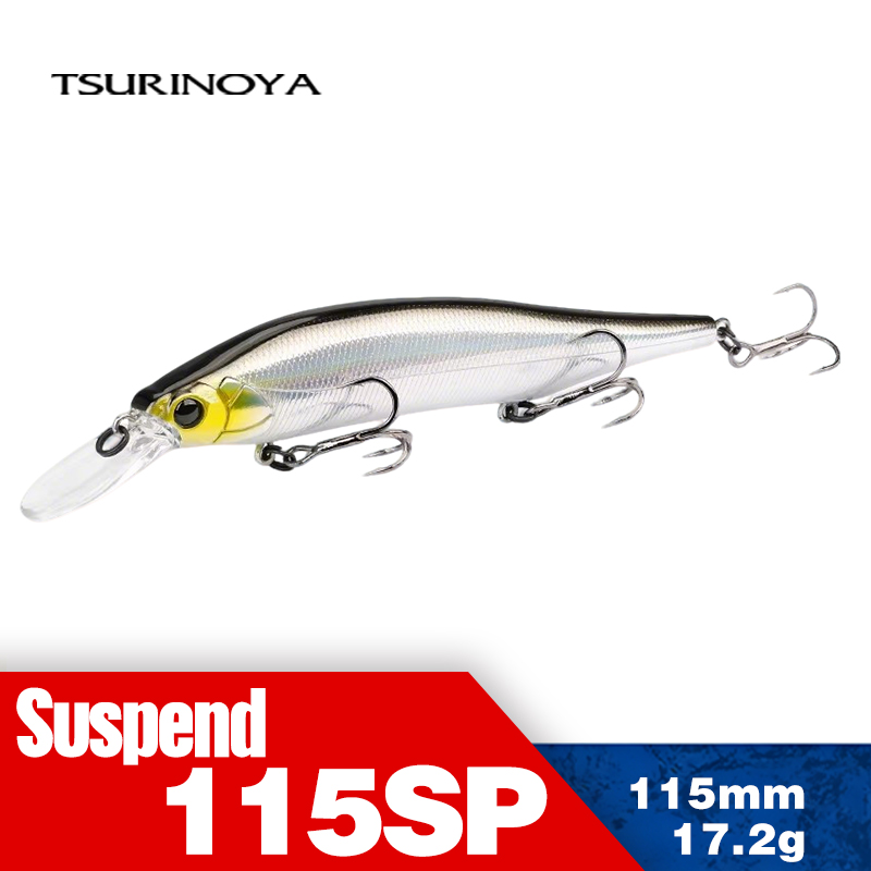 TSURINOYA 115mm 17.2g Suspendi - огляд і ціна Fishing Lure Jerkbait