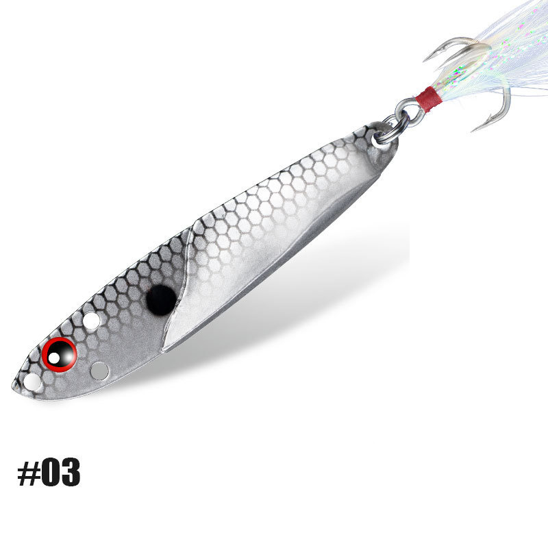 1PC Metal Jig 3D Fish Bait Tac - огляд і ціна Fishing Lure Spoon