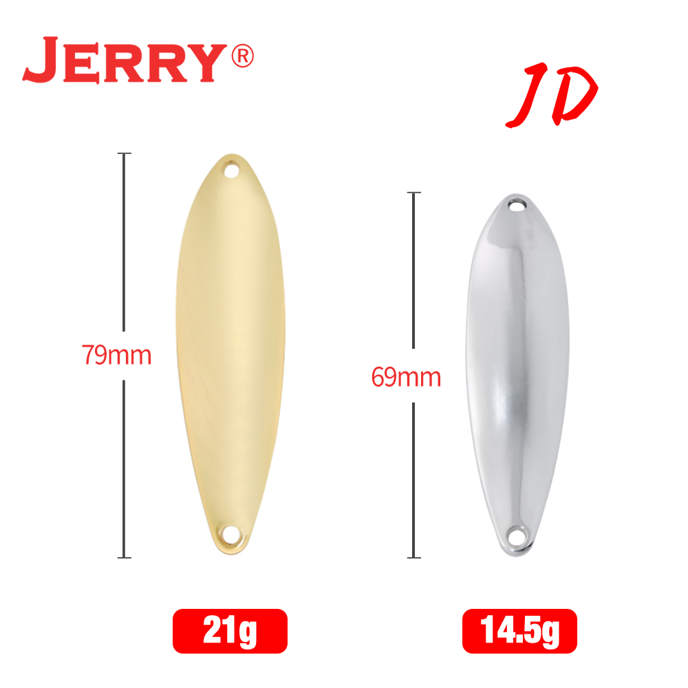 Jerry JD 14.5g 21g Unpainted S - огляд і ціна Fishing Lure Spoon