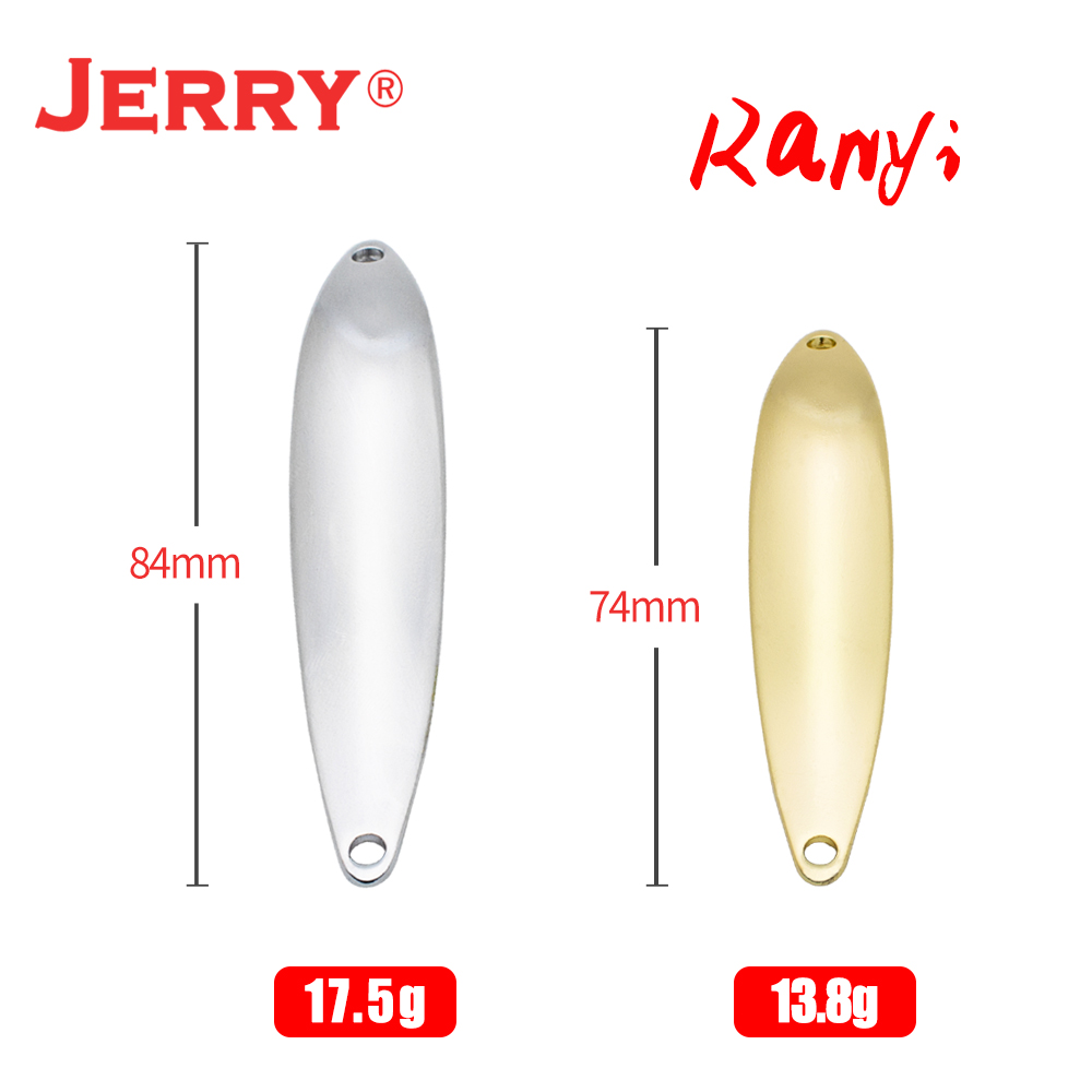 Jerry JD 14.5g 21g Unpainted S - огляд і ціна Fishing Lure Spoon