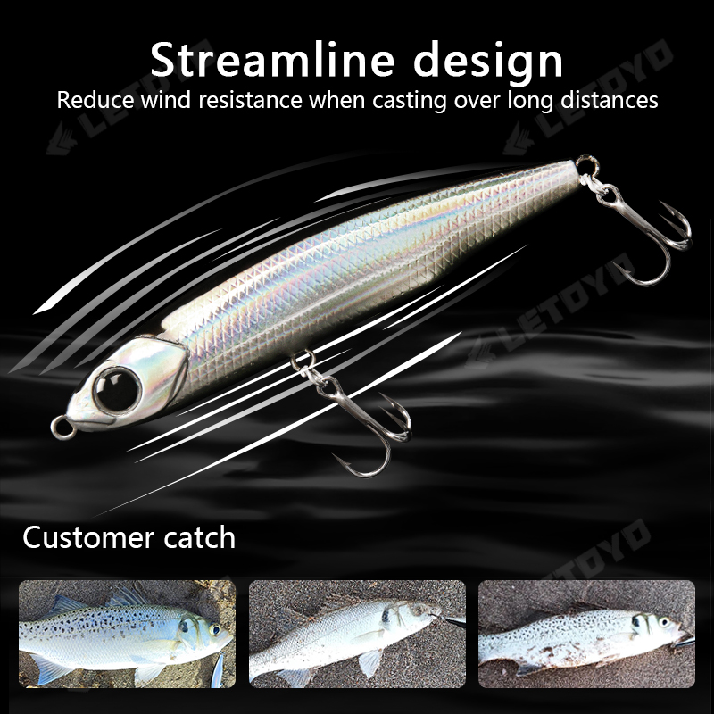 LETOYO Sinking Pencil 17g 12g- - огляд і ціна Fishing Lure Topwater