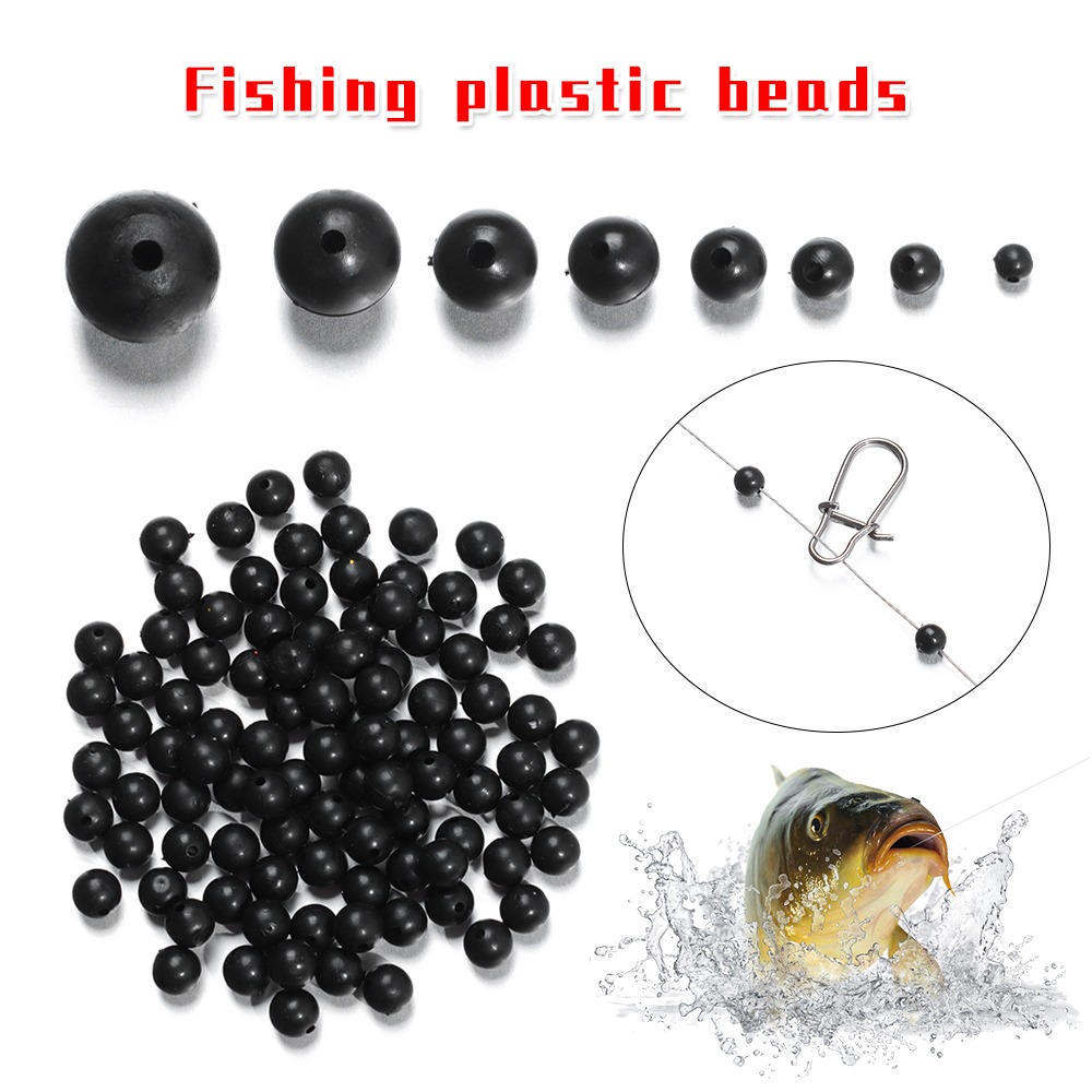 100pcs/lot Fishing Beads Space - огляд і ціна Fishing Lure Accessories
