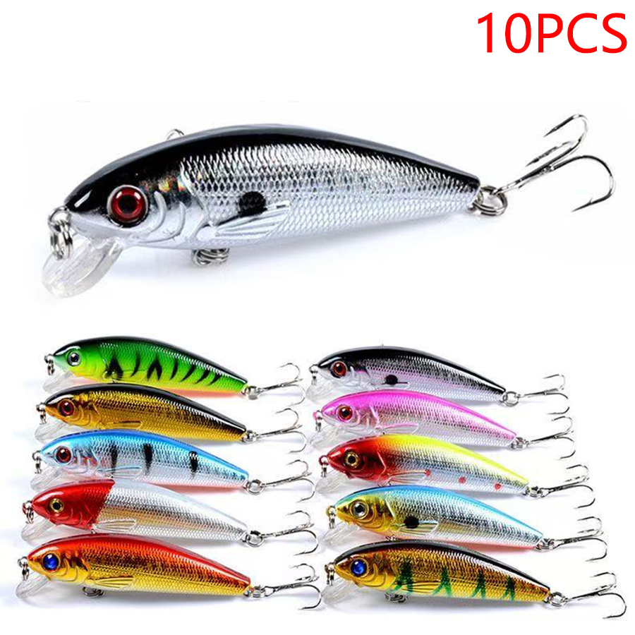 10PCS Jerkbait Minnow Crankbai - огляд і ціна Fishing Lure Jerkbait