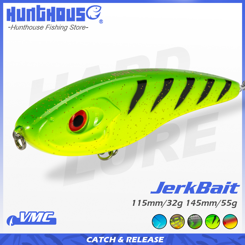 Hunthouse Jerkbait Musky Buste - огляд і ціна Fishing Lure Jerkbait