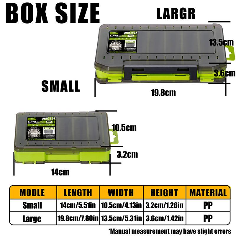 Double-Sided Compact Tackle Bo - огляд і ціна Fishing Lure Box